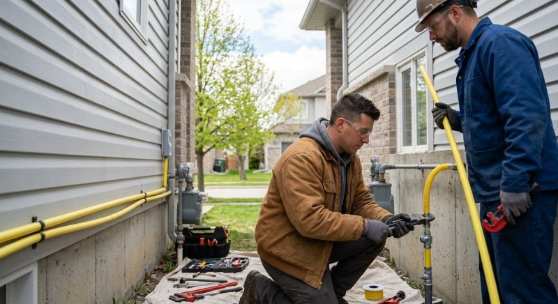 Fire Pit Gas Line Installation in Denver, CO