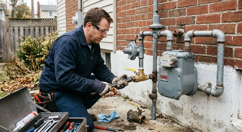 Gas Line Repair in Columbus, OH