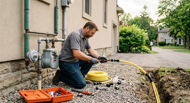 Gas Line Rerouting in Annapolis, MD