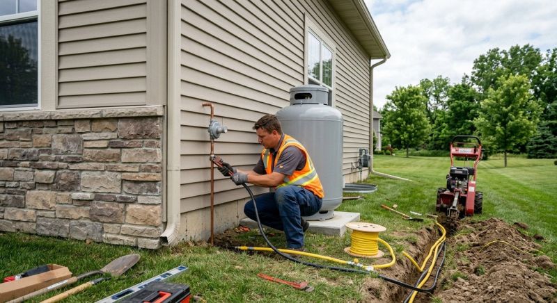 Propane Line Repair in Fredericksburg, VA