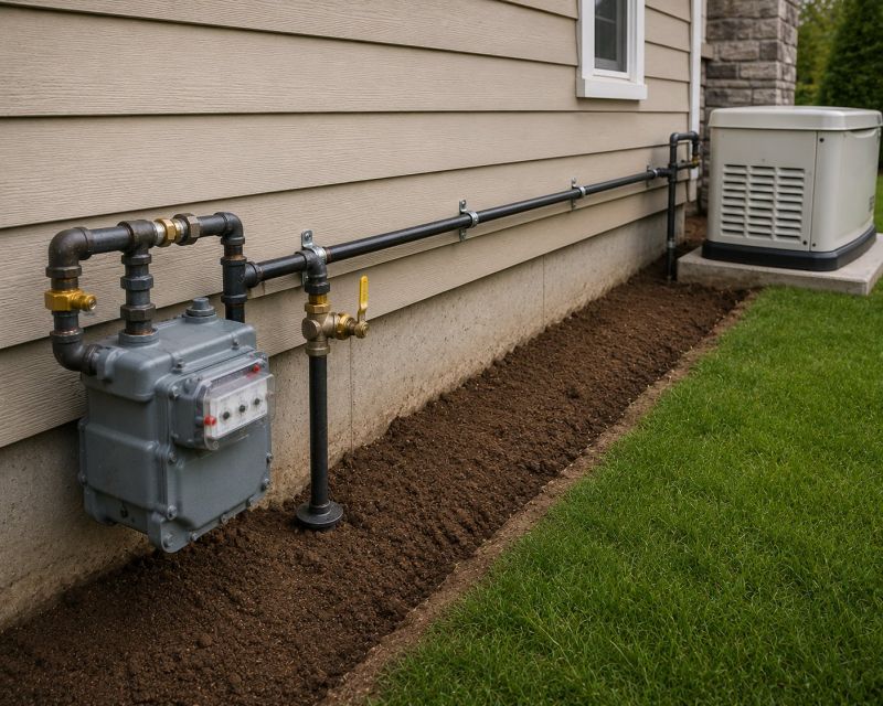 Residential Gas Piping in Austin, TX